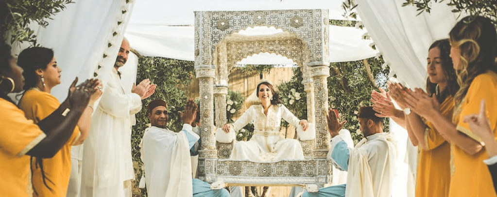 préparatifs d'un mariage marocain
