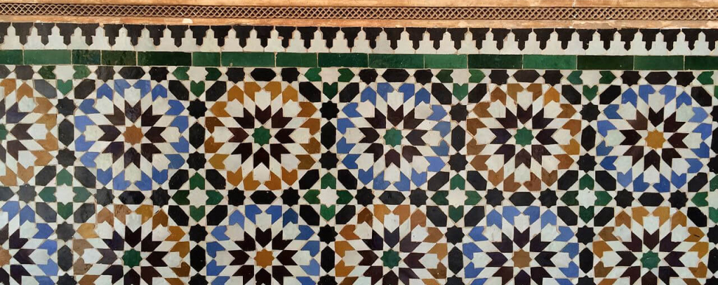 mosaïque, zelij marocain